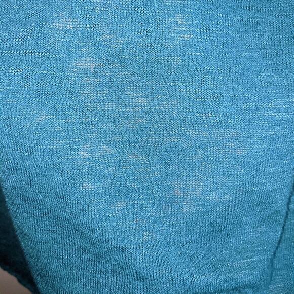 Urban Outfitters Project Social T Made In LA Teal Blue Sheer V Neck Tank Top S - Picture 6 of 13